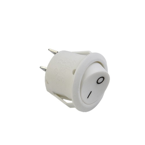 Rocker Switches Mini Boat Caravan Motorhome Snap-In White 2 Pin 2 Stalls - Picture 11 of 12