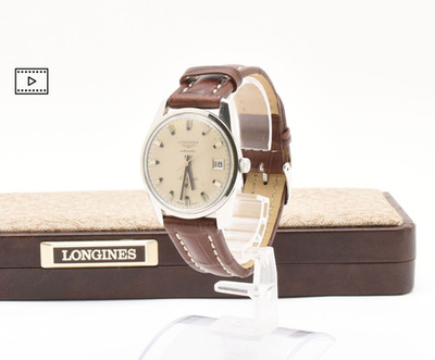 Vintage LONGINES Conquest Overhauled Cal.501 Ref 80661 Auto New Strap Box EXC+5