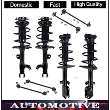 Front & Rear Struts W/Sway Bar For 2012-2017 Toyota Camry 2.5L Lifetime Warranty
