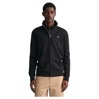 Herren Reg Shield Full Zip Sweatshirt, Schwarz, L Eu