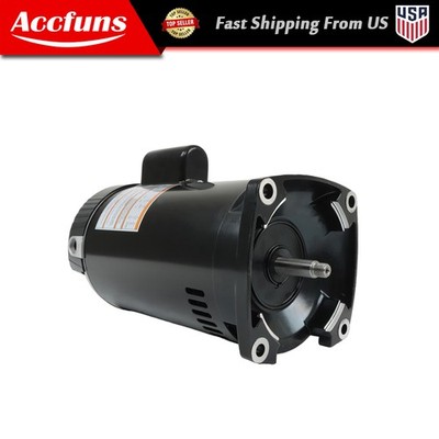 2HP B2855 Square Flange Pool Pump Motor 230V Threaded Shaft Swimming Pool Pump