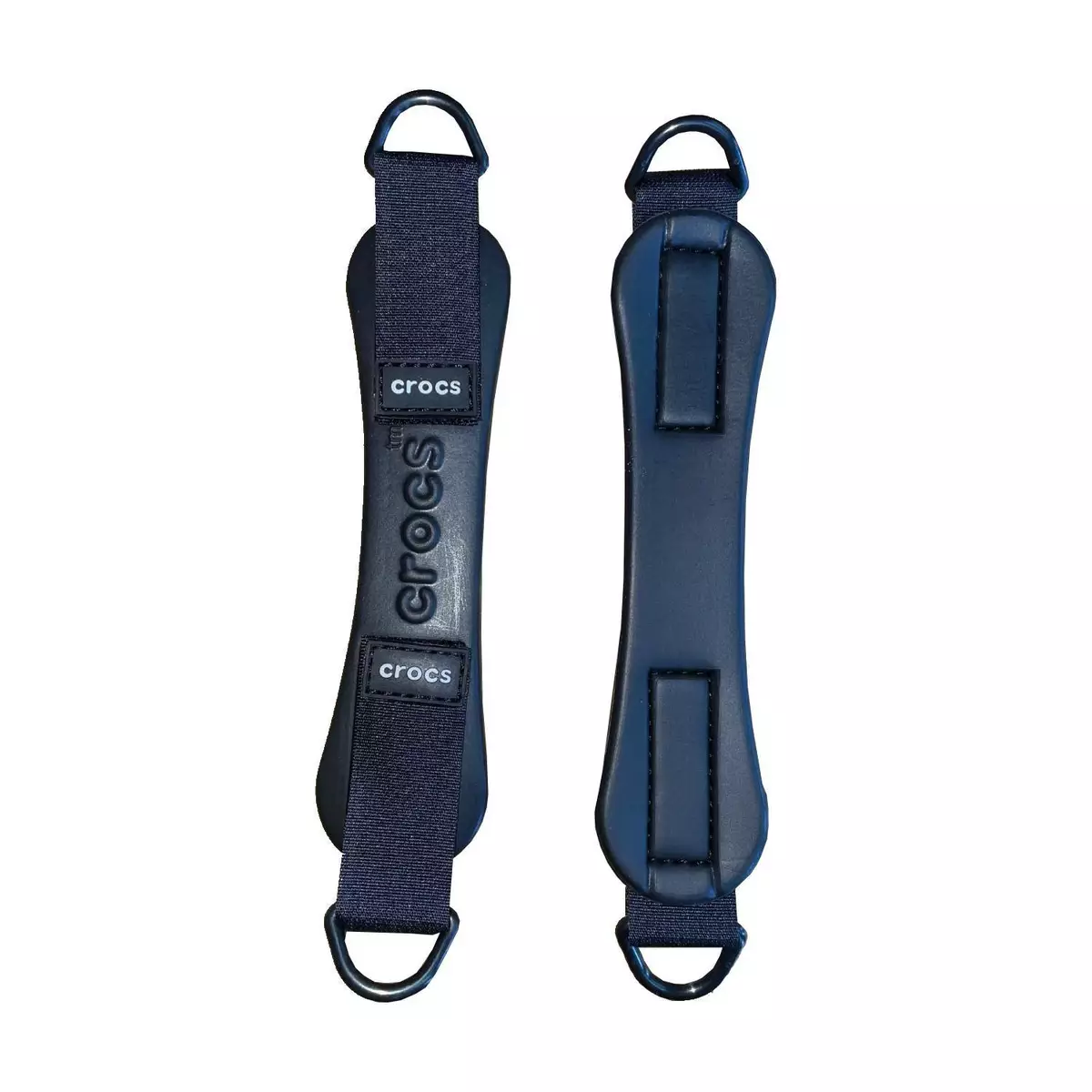 CROCS Black Turbo Straps replacement backs spares RRP 20 Now Only