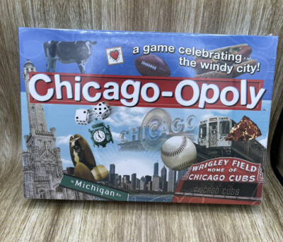 NEW Sealed Late For The Sky Chicago-Opoly Board Celebrating The Windy City Game
