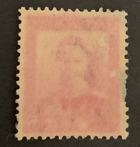 Sello FU púrpura 4d de Nueva Zelanda KGVI 1947 - Imagen 2 de 2