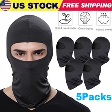 5X Warm Tactical Balaclava Thin Full Face Mask Lightweight Motorcycle Warmer Ski