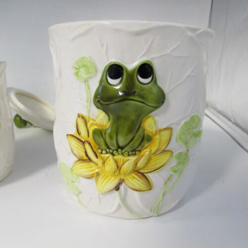 Vtg Neil The Frog 4 Canister Set w/Lids (Sears & Roebuck)(1977-1978) - Picture 4 of 24