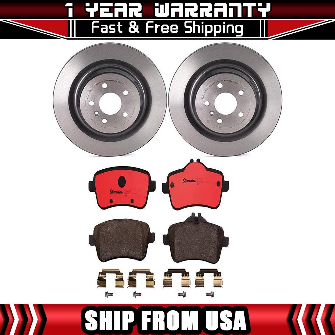 Brembo Rear Brake Pads and Rotors Ceramic Fits 20142016 MercedesBenz