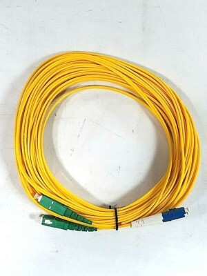 Fiberdyne Sm Duplex 2.0mm, LCUPC-SC/APC, OFNR, 45ft; Part #F9C21A2GCLB045F