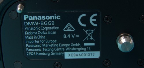 Impugnatura batteria Panasonic Lumix DMW-BGG9 - Foto 9 di 9