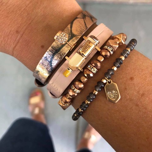 Keep Collective rose gold LOVE stretch bracelet, retired! NIP! - Picture 4 of 6