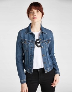 lee white denim jacket