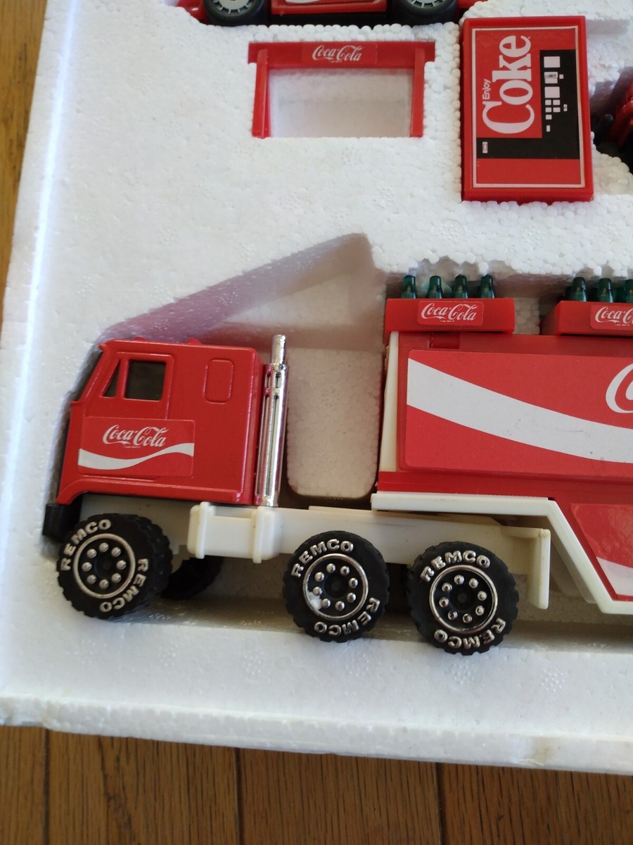 Remco Coca Cola 9 Piece Steel Truck Set 1988 #11037 Coke NIB