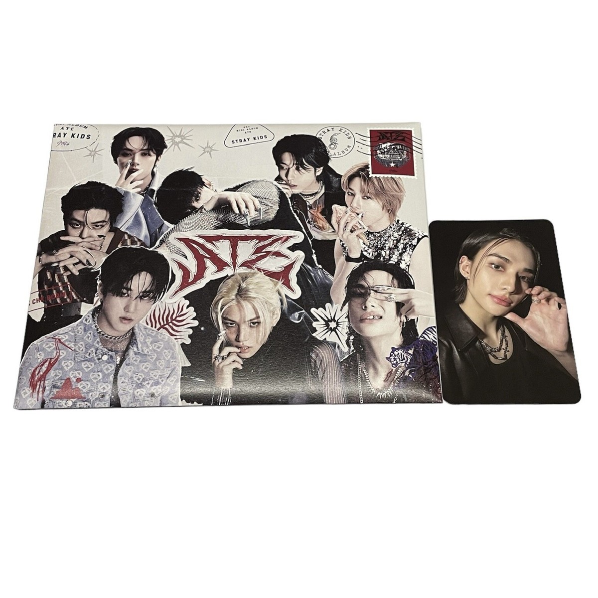 Stray Kids ATE Letter Version + Hyunjin Photocard PC Official Kpop