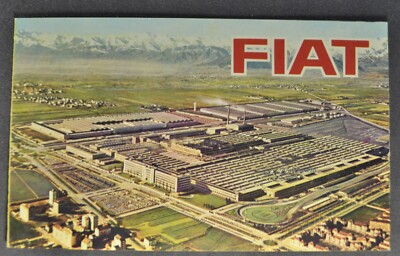1962 Fiat Brochure Folder 1200 Spider 600 1100 Export Special