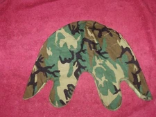 ORIG. UNISSUED ERDL CAMOUFLAGE HELMET COVER.