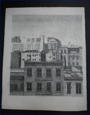 1980 PENCIL ON PAPER DRAWING "DAY OF THE DEAD" WILLIAM "BILLY" SELESNICK & BOOK