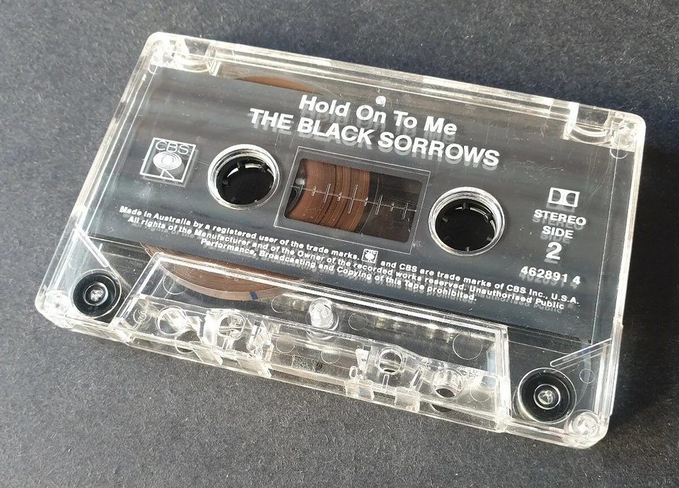 THE BLACK SORROWS - 'Hold On To Me' 1988 Cassette Tape - Image 4 of 4