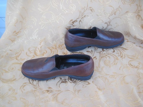 1803 Brown Leather Loafers Portugal Womens Size 38 US 7.5 - 8 Shoes - Picture 2 of 7