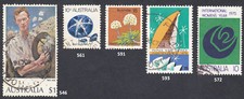 Australia 1974/75 Used Stamp Michel Nº 546 561 572 591 593