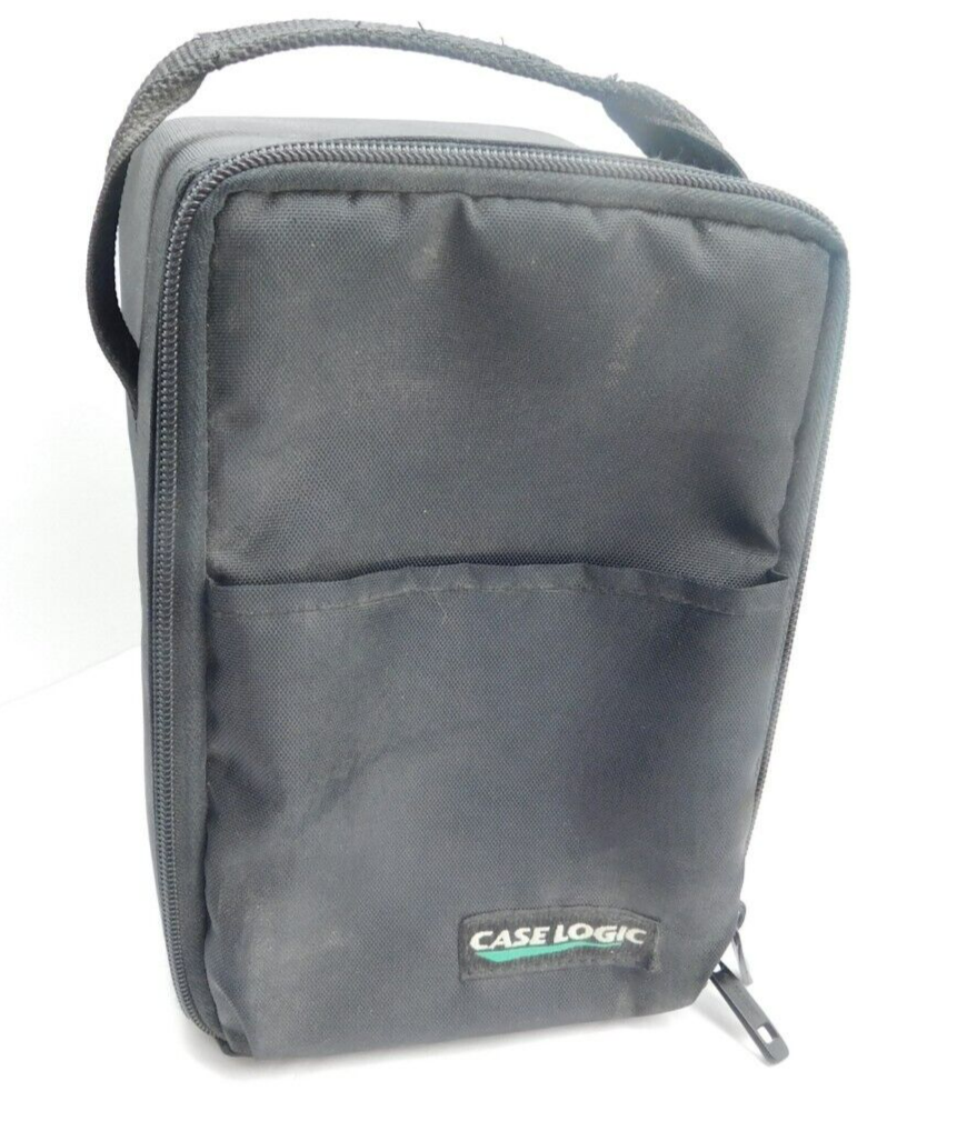 Case Logic 15 CD Black Fabric Plastic Storage Case Compact Disc Holder