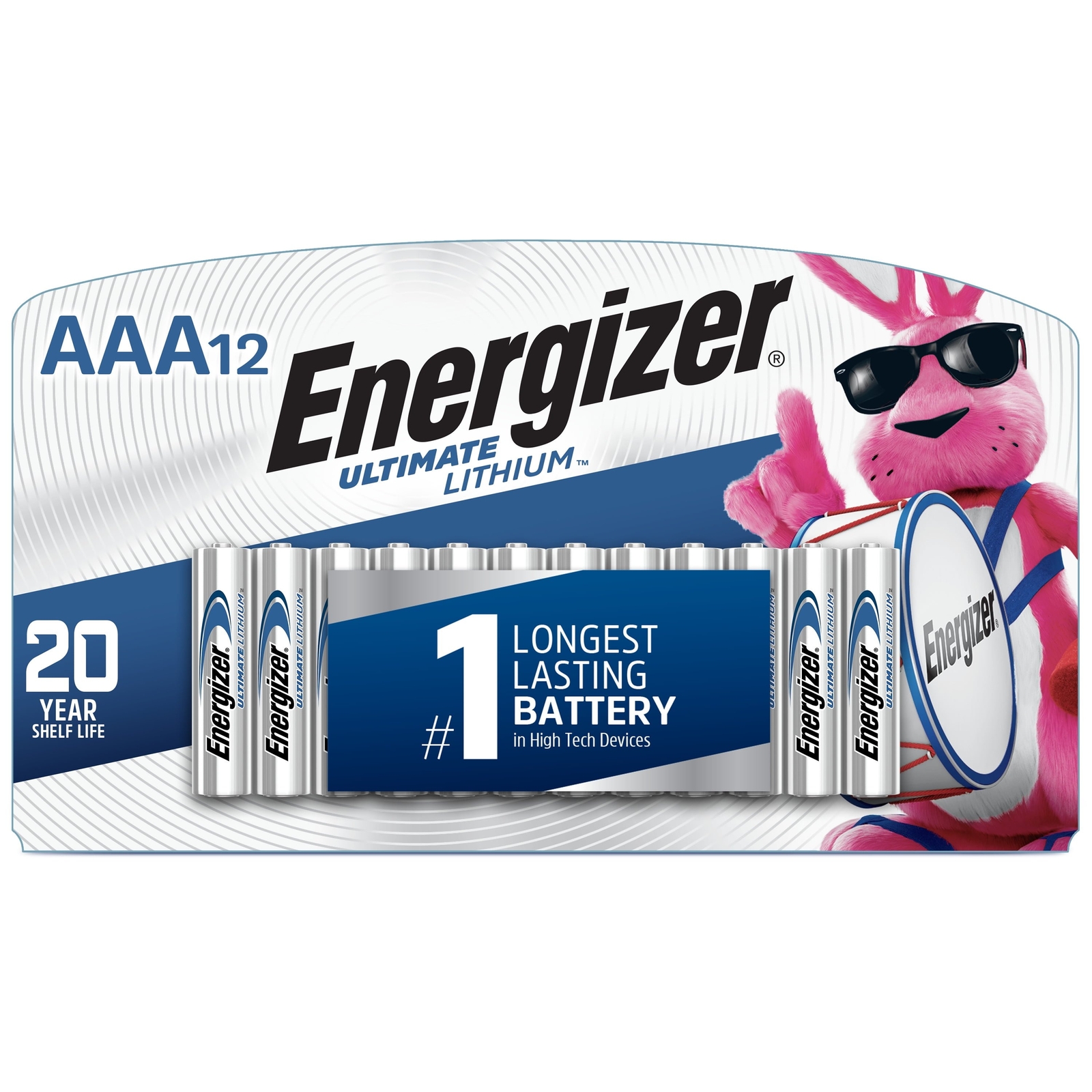 Energizer Ultimate Lithium AAA Batteries (12 Pack), Triple A Batteries-image
