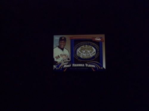 2013 TOPPS UPDATE # ASMVP-5 WILLIE MCCOVEY ALL-STAR GAME MVP COMMEMORATIVE PATCH