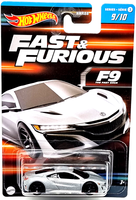 Hot Wheels Fast & Furious Serie 3 Car `17 Acura Nsx 9/10