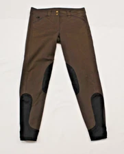 Piper Smart Pak brown horse riding pants womens size 28
