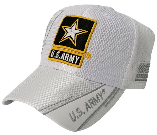 US Army Baseball Cap, White Hat | eBay
