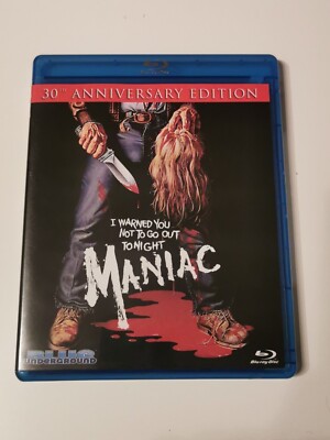 Maniac 30th Anniversary Edition Blu-Ray