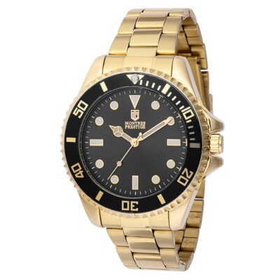 Invicta X Montres Prestige Men's Gold/Black Watch 42mm MPW-0085