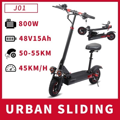 Adult Foldable Electric Scooter 28MPH 35mile Commute Adventure Escooter 10'' Tire