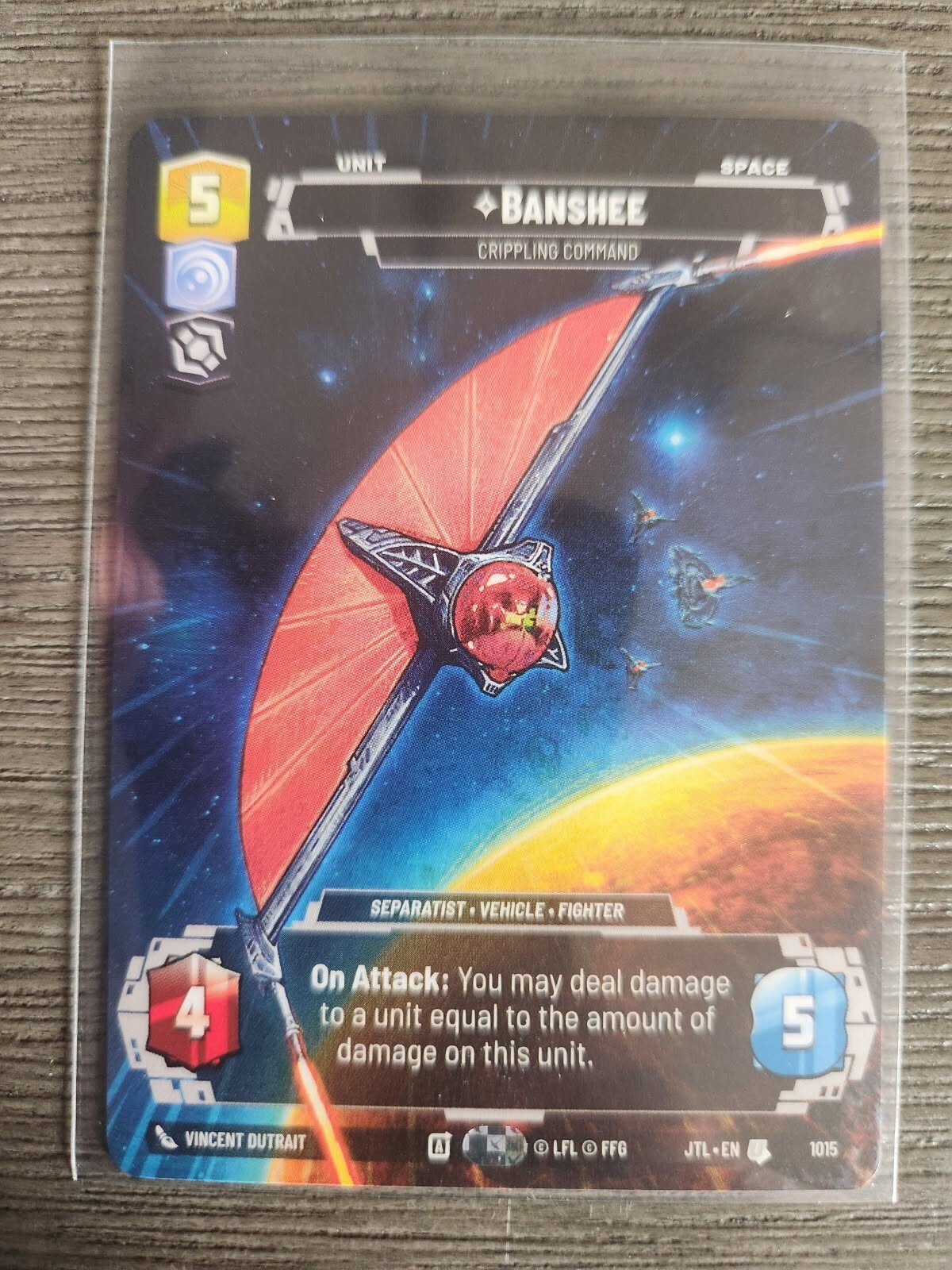 Star Wars Unlimited Jump To Lightspeed Prestige Banshee 1015