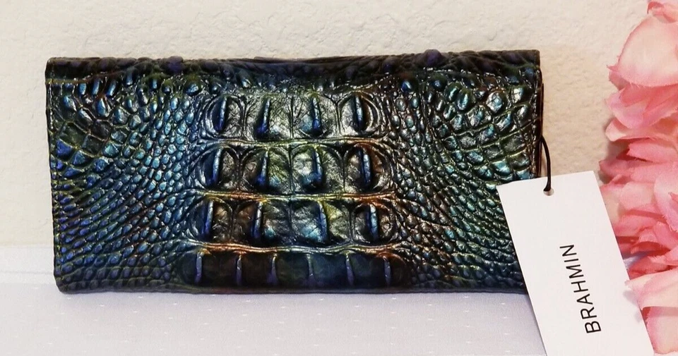 NWT BRAHMIN VERONICA MULTI WESTFIELD GENUINE LEATHER TRIFOLD WALLET NWT - Image 3 of 4