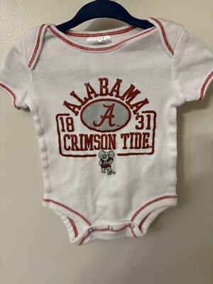 Infant Alabama Crimson Tide One Piece Romper 3-6 Months