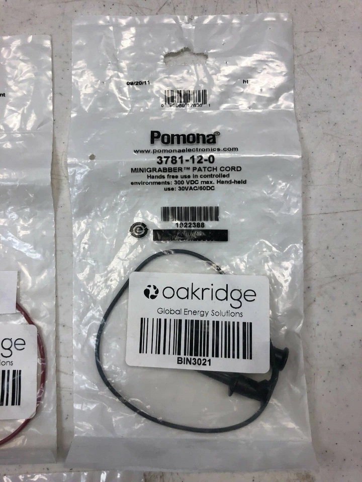 POMONA BANANA PLUG MDP-0, MDP-2 DUAL, 3781-12-2 , 3781-12-0 patch cord 5Pcs. - Image 4 of 4