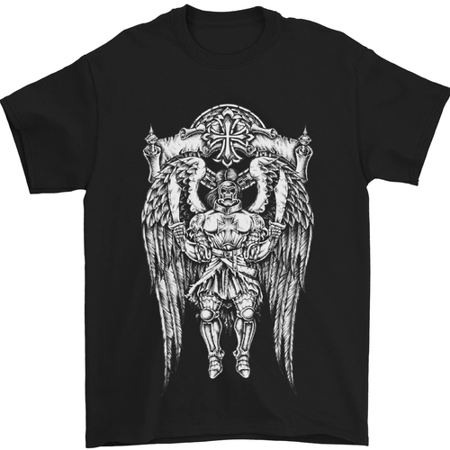 Evil Teschio King Heavy Metal Rock Musica Uomo T-Shirt 100% Cotone