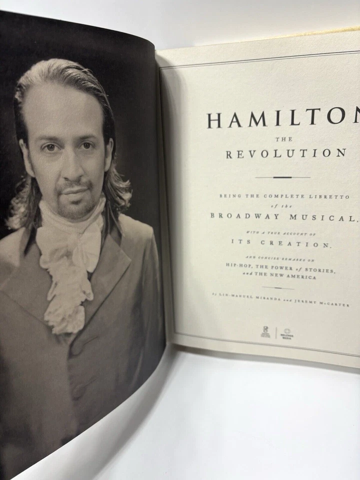 Hamilton: The Revolution Hardcover 1st Edition! by Lin Manuel, Used has writing - Image 4 of 4