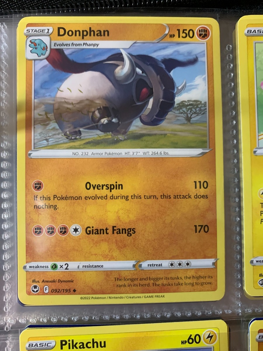 世界38枚 PSA10 ドンファン donphan カードe 2002 43 Donphan 092/195 - NM / M - Silver Tempest Pokemon Card