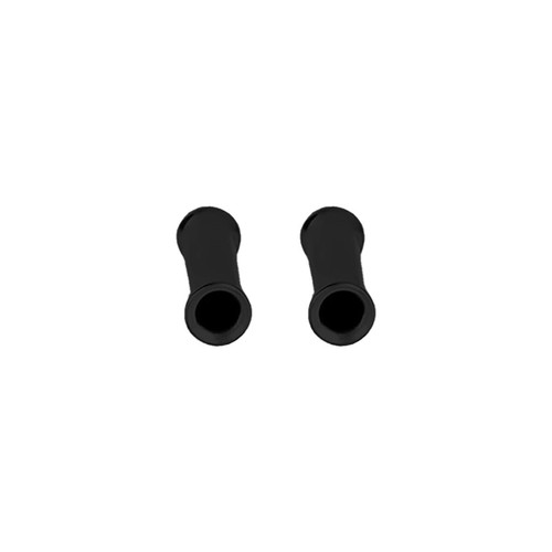 Pair of Surgical Steel PVD Black Double Flare Ear Tunnels Earlets Gauges Plugs - Picture 21 of 108