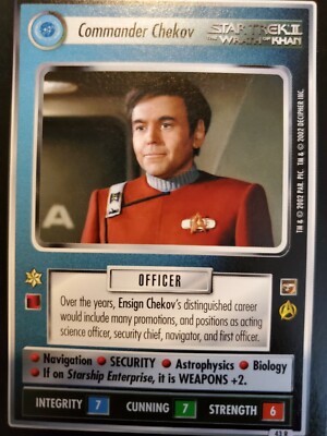 Star Trek CCG The Motion Pictures TOP TIER SINGLES Select