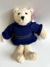 Gund Teddy Bear Plush Stuffed Animal Toy 11", with Blue Sweater, Ships Fast