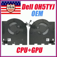 OEM CPU+GPU Cooling Fan For Dell Alienware M17 R3 M17 R4 RTX 0H5TYJ 0CNV63 2020