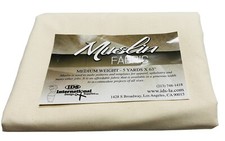 Muslin Fabric - 5 YARDS X 63" For draping, pattern making - Unbleached Cotton