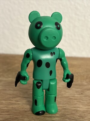 Roblox Piggy3.5 ActionFigure Dinopiggy Articulated Green PVC Toy