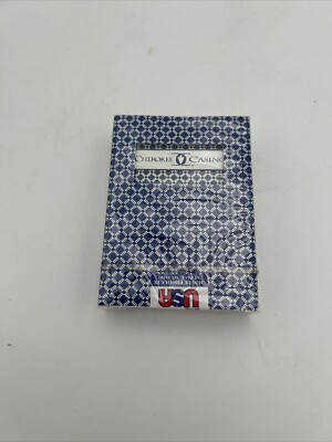 Vintage Cherokee Casino Blue Playing Poker Cards Hoyle 1999 - New