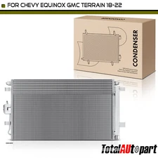 1x AC Condenser w/ Receiver Drier w/ Bracket for Chevrolet Equinox GMC Terrain