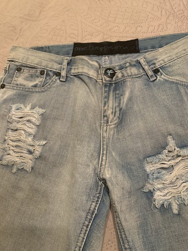 One Teaspoon Heavily Distressed Straight Jeans 29 - Bild 4 von 10
