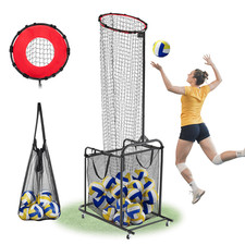 Volleyball Setter Training Equipment,Angle and Height Adjustable Volleyball Tr
