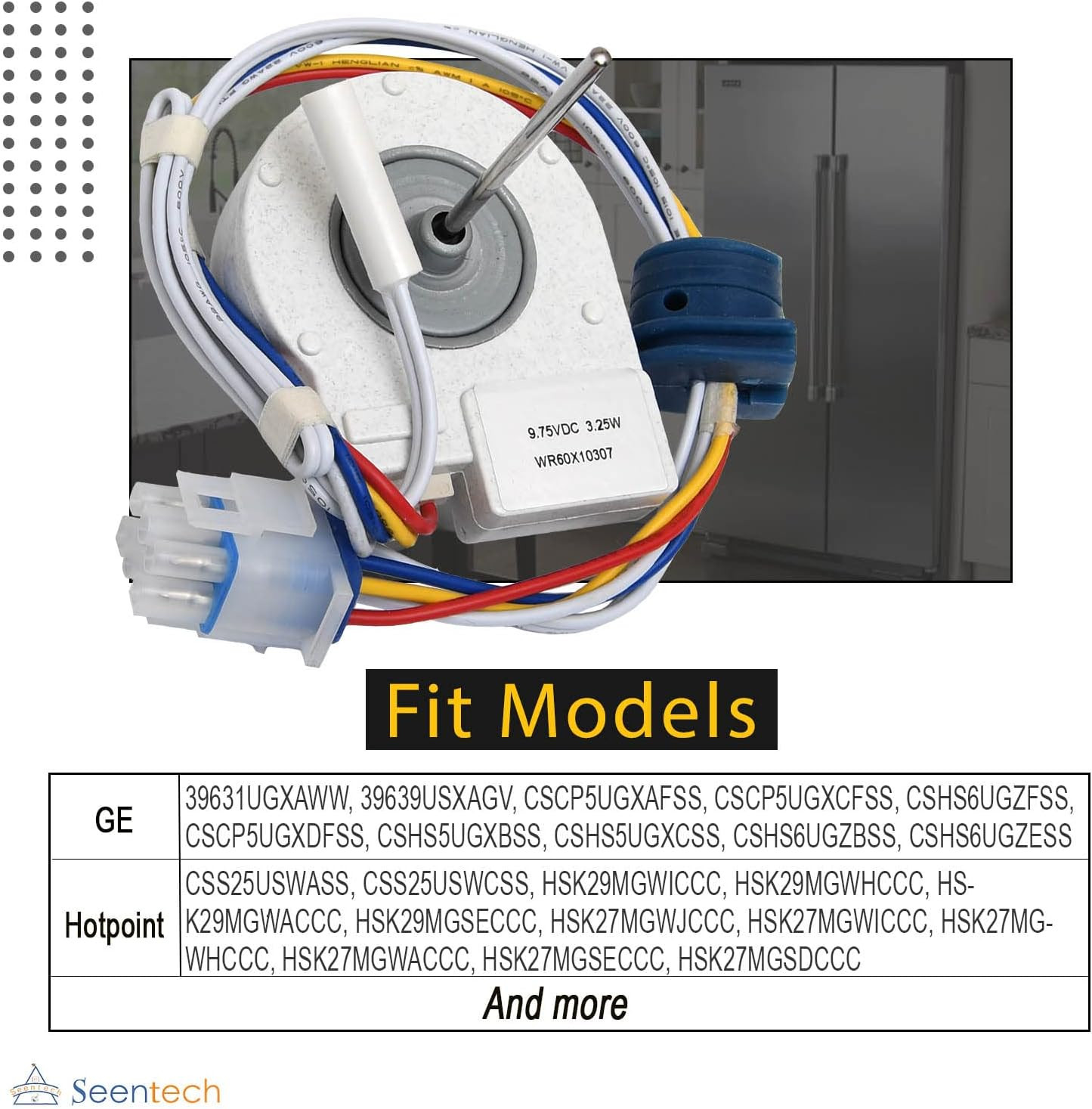 WR60X10307  by  - Exact Fit for GE, Hotpoint Refrigerator - Replace Part Number 